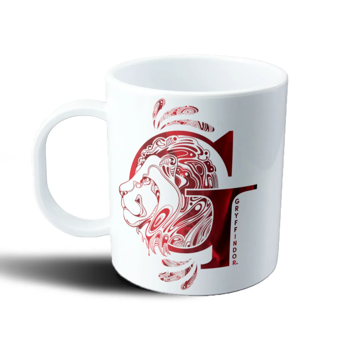 Taza de Plástico Harry Potter Gryffindor León Rojo - vista 2