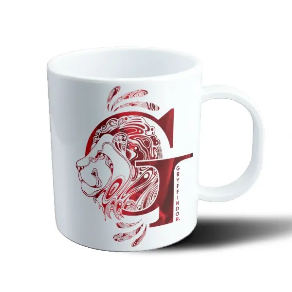 Taza de Plástico Harry Potter Gryffindor León Rojo