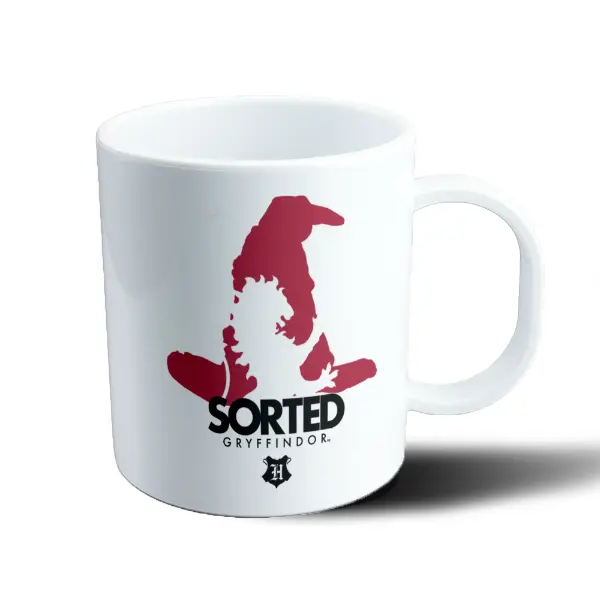 Taza de Plástico Harry Potter Sorting Hat Gryffindor Sorted
