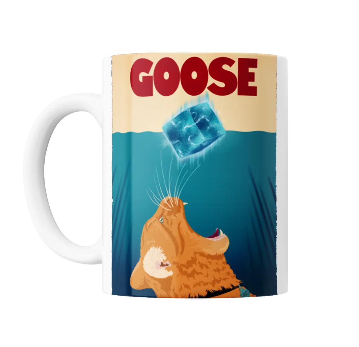 Taza de Cerámica Capitana Marvel Goose Tiburón - vista 2