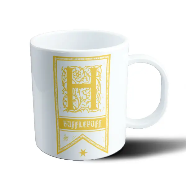 Taza de Plástico Harry Potter Hufflepuff Estandarte