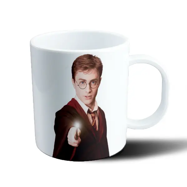 Taza de Plástico Harry Potter con Varita Mágica