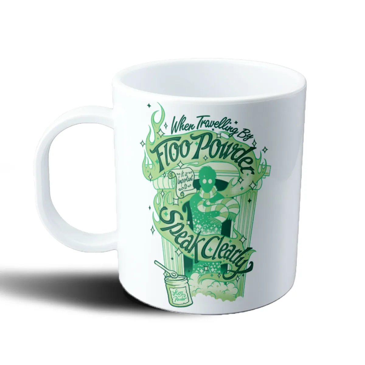 Taza de Plástico Harry Potter Floo Powder Hablar Claro - vista 2