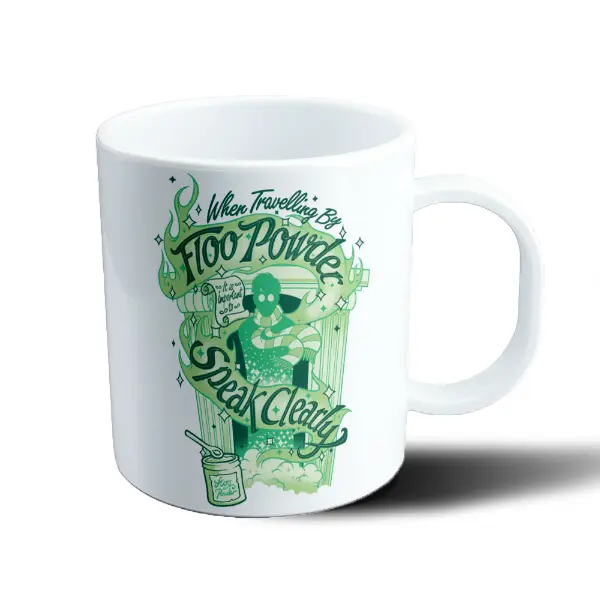 Taza de Plástico Harry Potter Floo Powder Hablar Claro