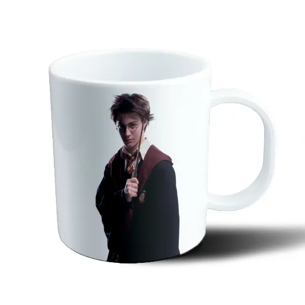 Taza de Plástico Harry Potter con Varita y Uniforme de Gryffindor