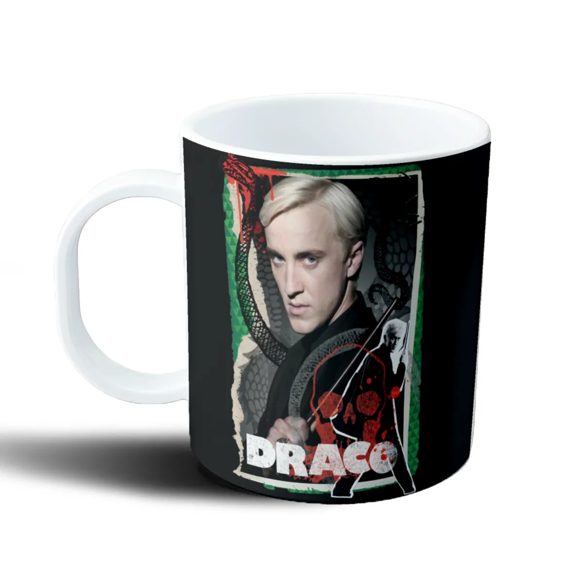 Taza de Plástico Harry Potter Draco Malfoy Serpiente - vista 2