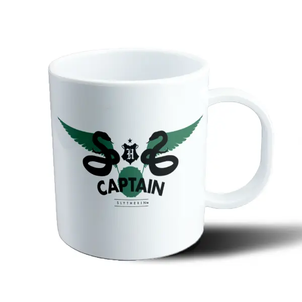 Taza de Plástico Harry Potter Slytherin Captain Alas Serpientes