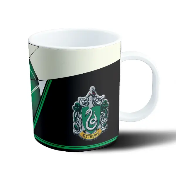 Taza de Plástico Harry Potter Slytherin Escudo