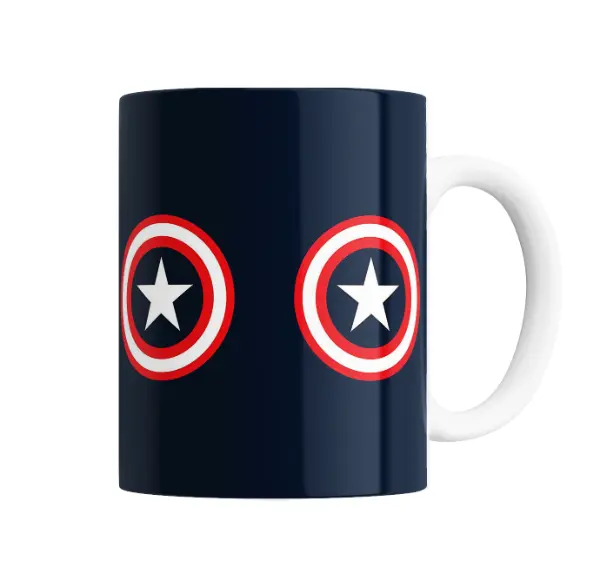Taza de Cerámica Capitán América Escudo
