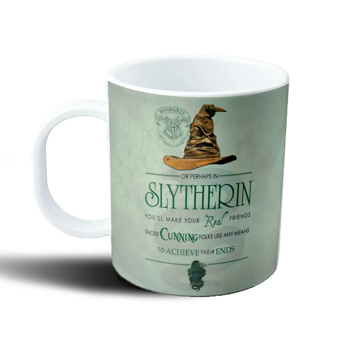 Taza de Plástico Harry Potter Sombrero Seleccionador Slytherin - vista 2