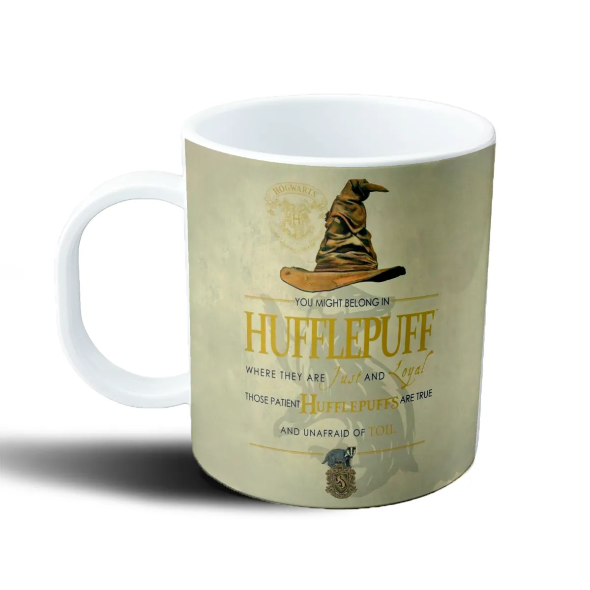 Taza de Plástico Harry Potter Sombrero Seleccionador Hufflepuff - vista 2