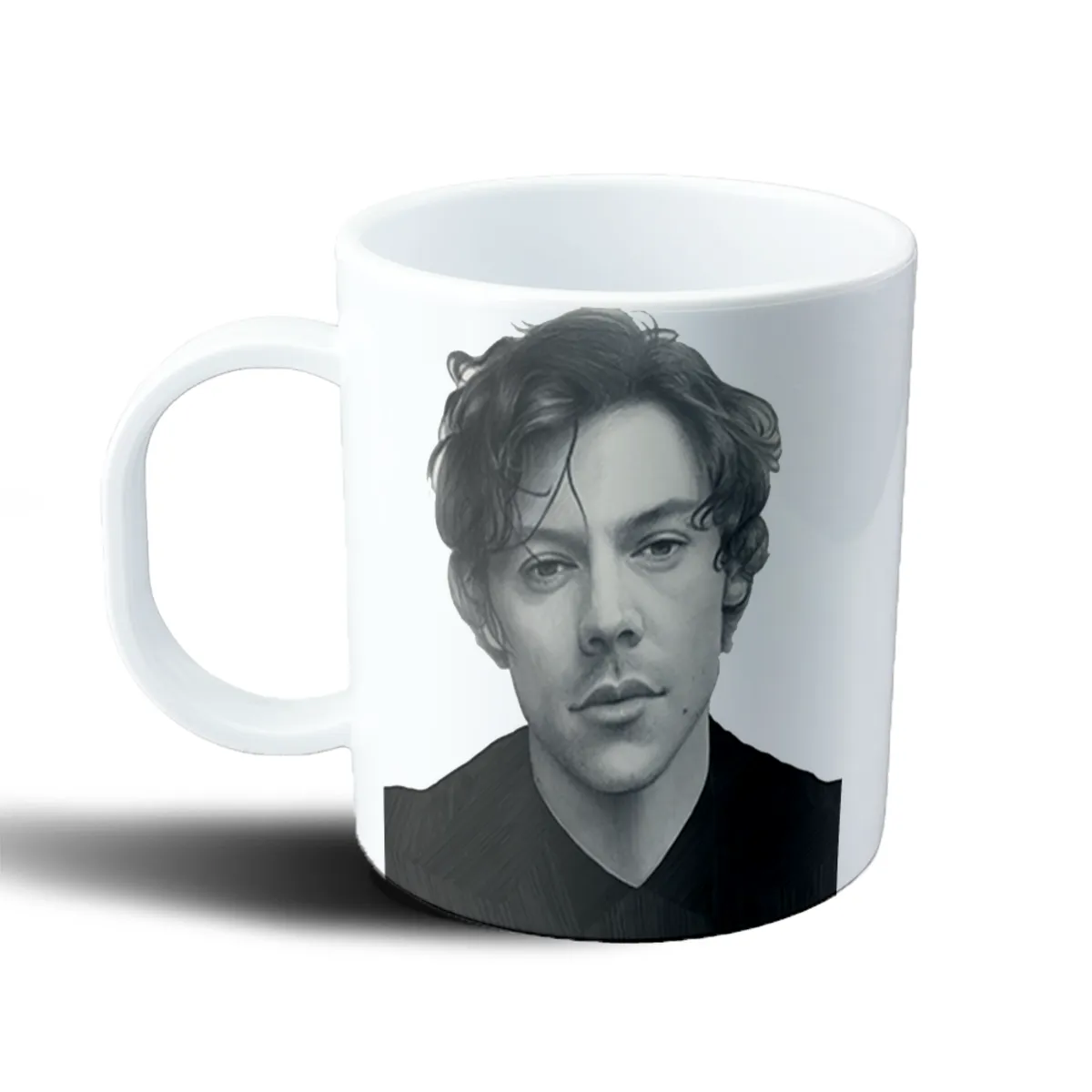 Taza de Plástico Harry Styles Retrato a Lápiz - vista 2