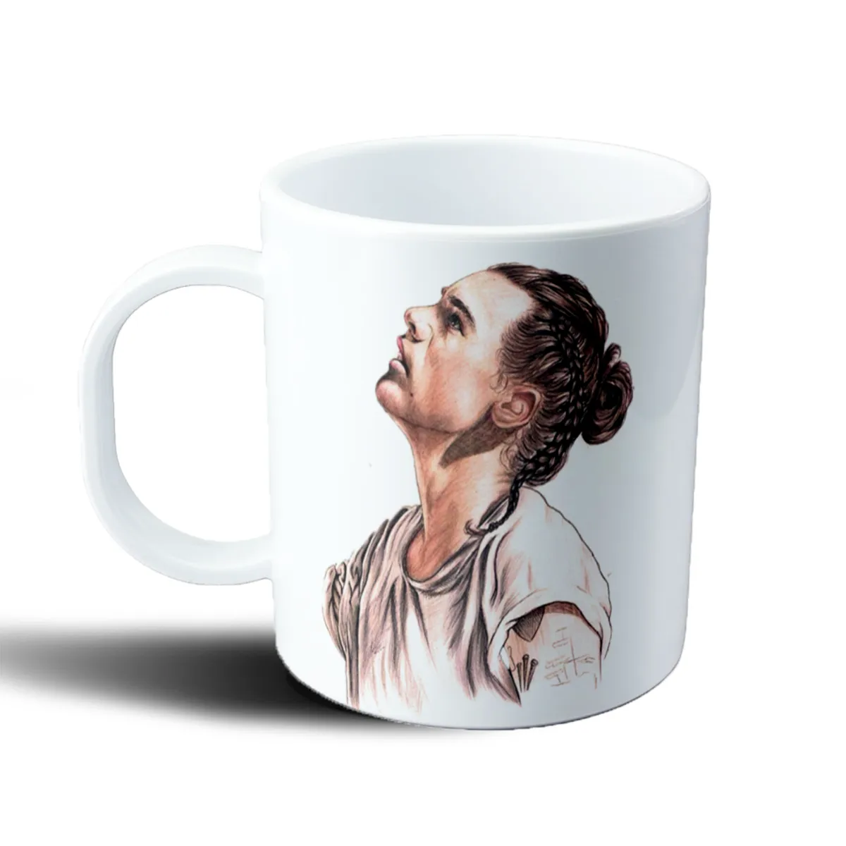 Taza de Plástico Harry Styles Retrato a Lápiz con Trenza - vista 2