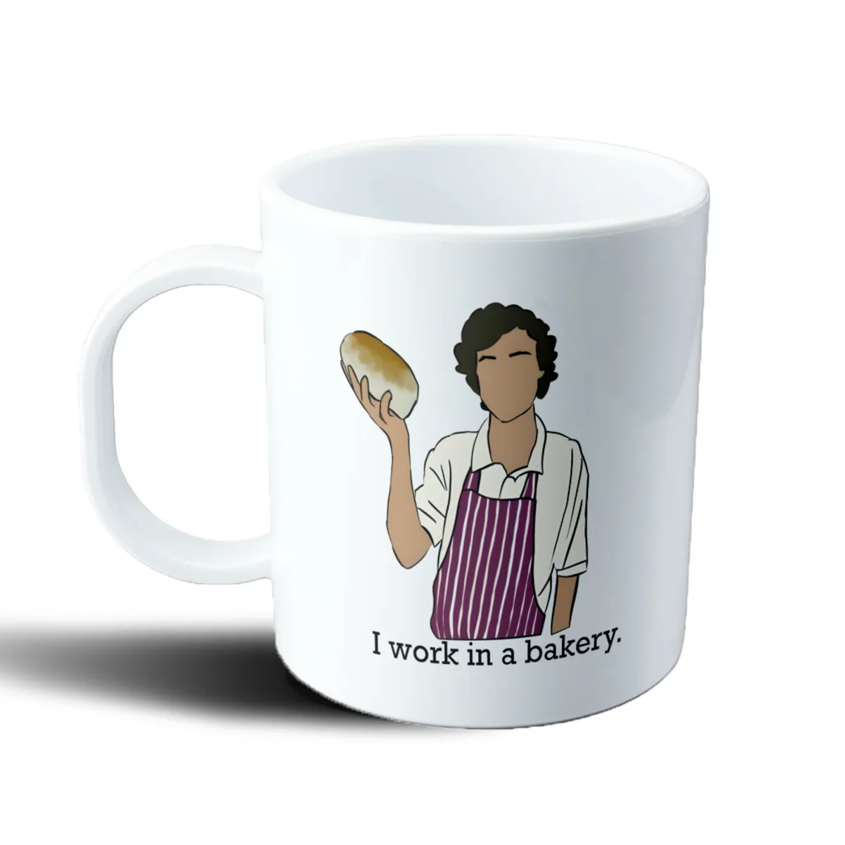 Taza de Plástico Harry Styles Panadero I Work in a Bakery - vista 2