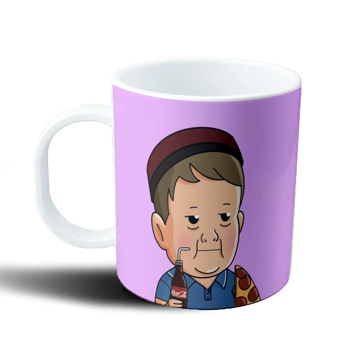 Taza de Plástico Hasbulla Pizza y Coca - vista 2