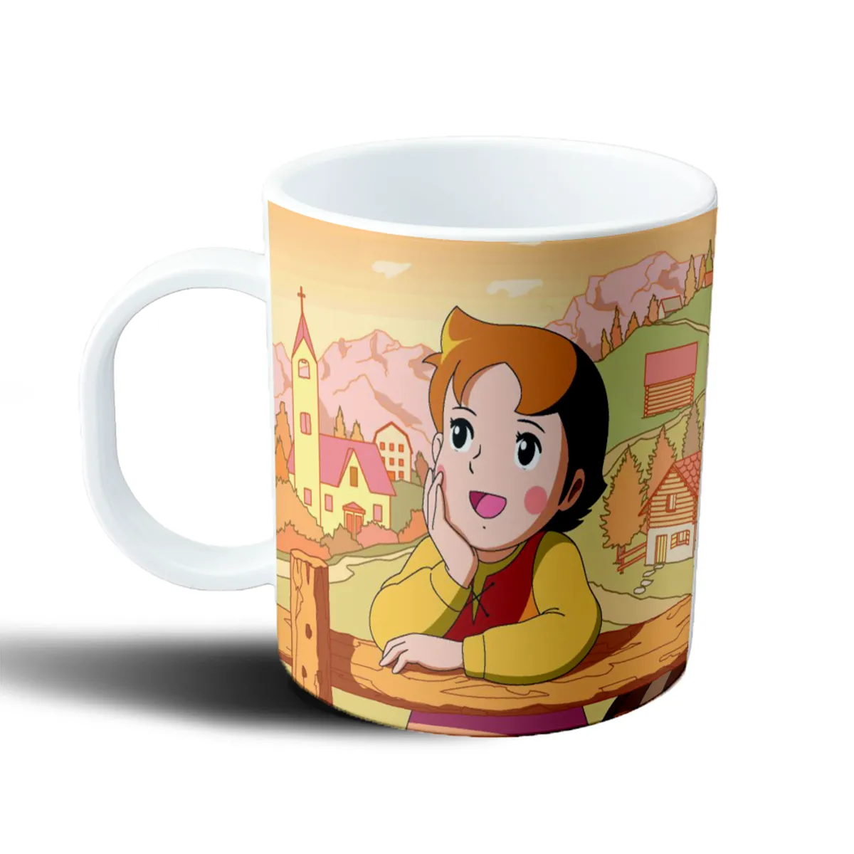 Taza de Plástico Heidi Pedro en la Montaña - vista 2
