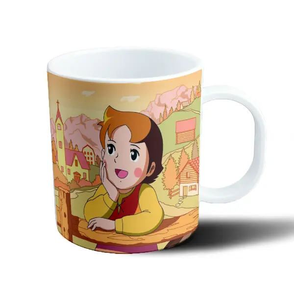 Taza de Plástico Heidi Pedro en la Montaña