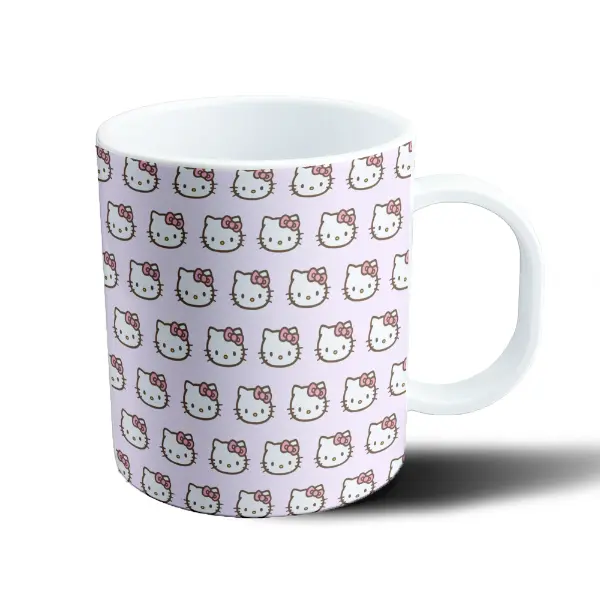 Taza de Plástico Hello Kitty Patron Moños