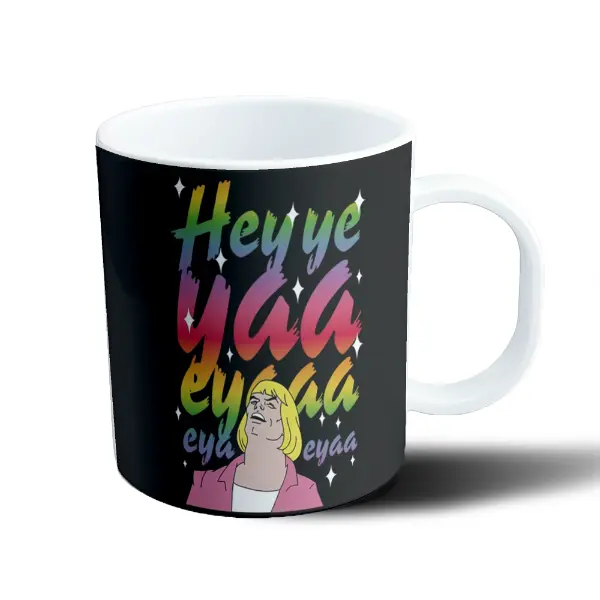 Taza de Plástico He Man Hey Ye Yaa Meme