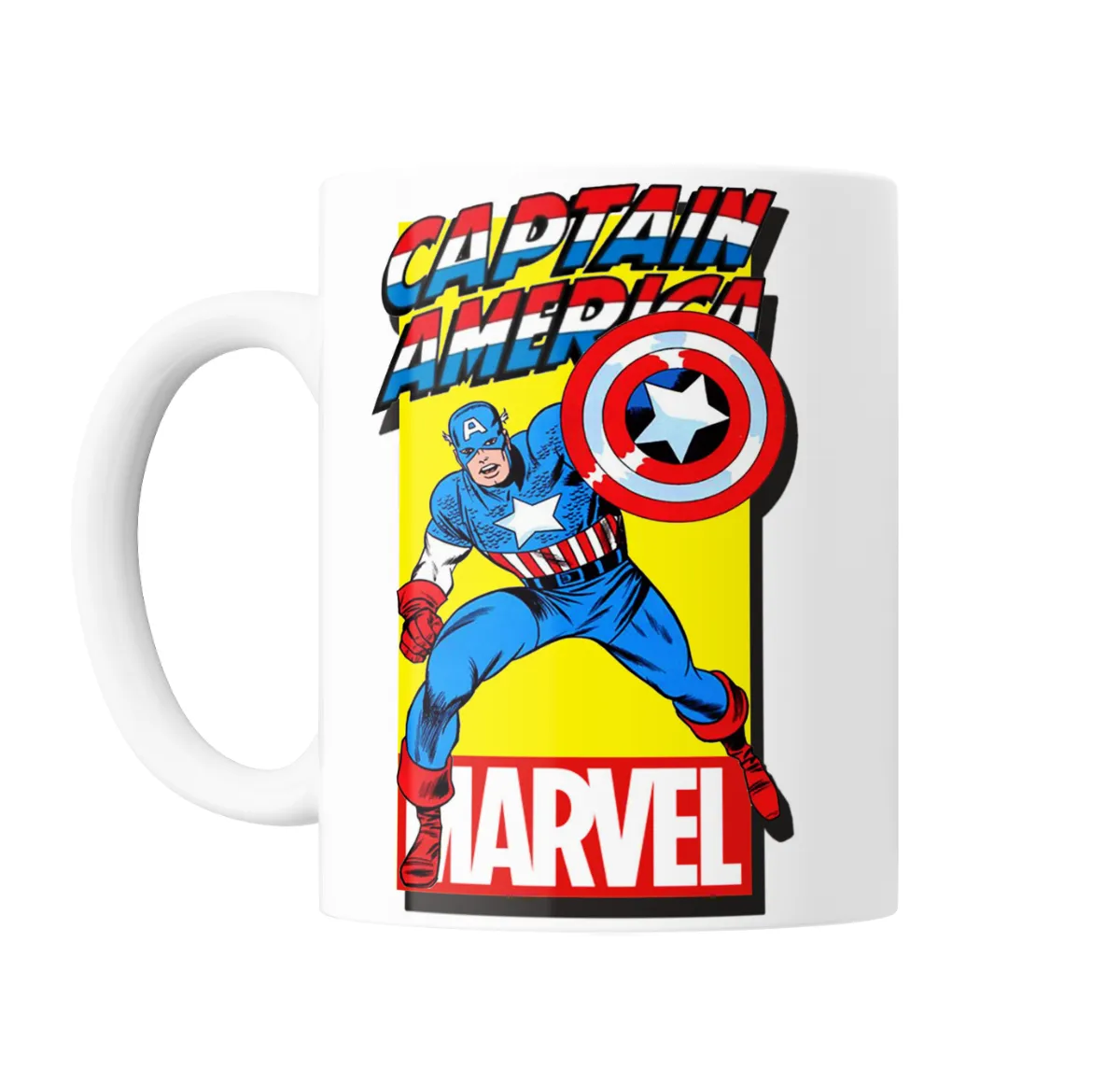 Taza de Cerámica Capitan America Retro Comic Marvel - vista 2