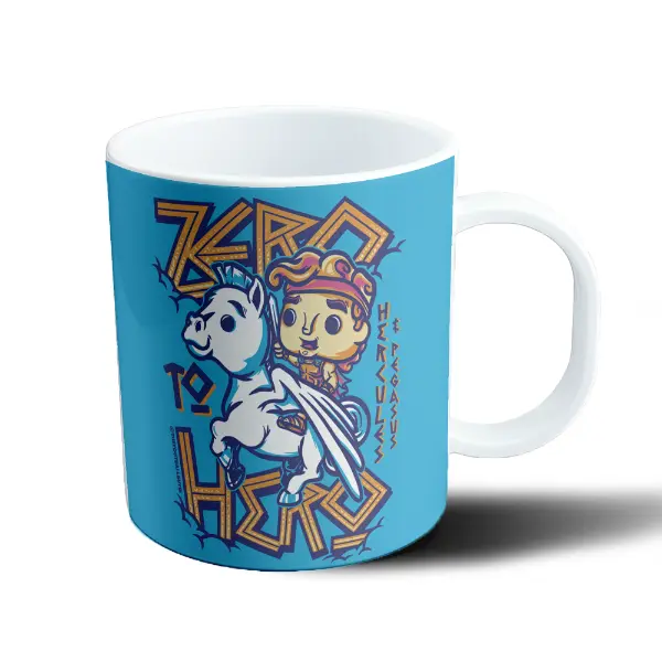 Taza de Plástico Hercules Zero to Hero con Pegaso