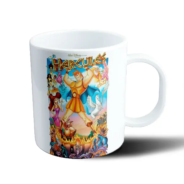 Taza de Plástico Hercules Disney Poster Película