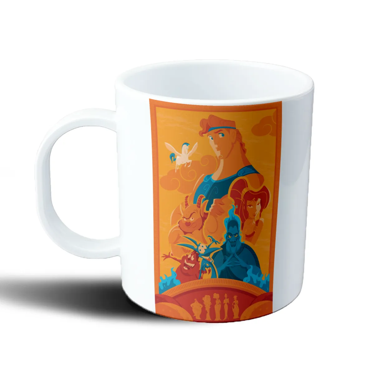 Taza de Plástico Hercules Hades Pegaso y Megara - vista 2