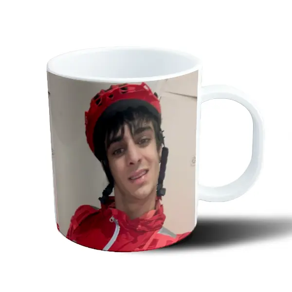 Taza de Plástico Hilario Jose Casco Rojo