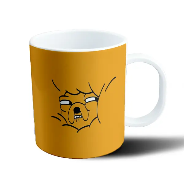 Taza de Plástico Hora de Aventura Jake Cara de Cansancio