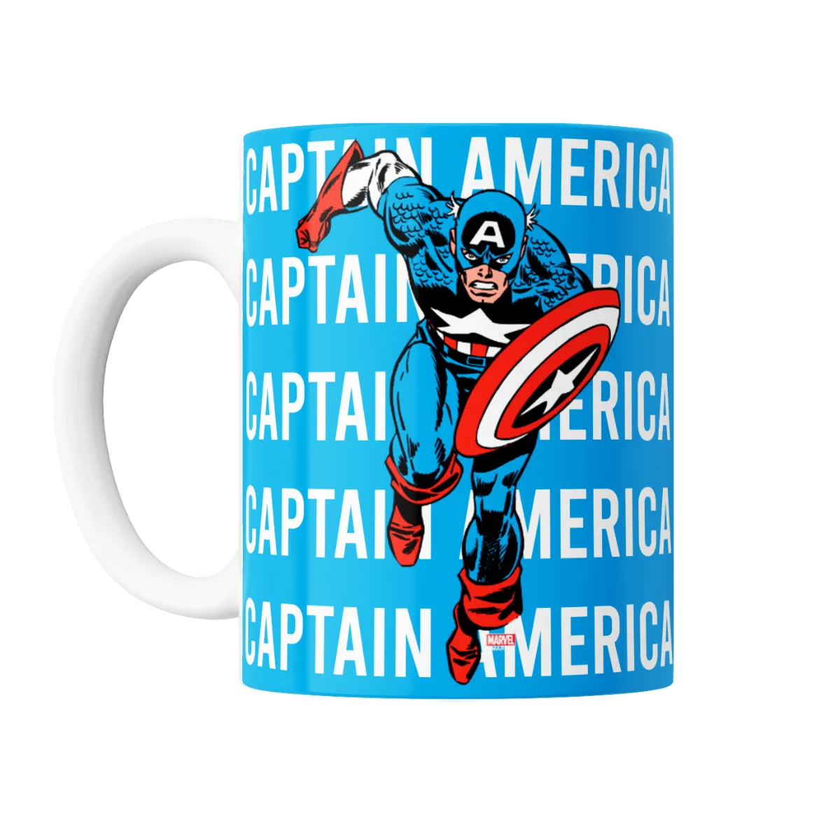 Taza de Cerámica Capitan America Clásico Cómic con Escudo - vista 2
