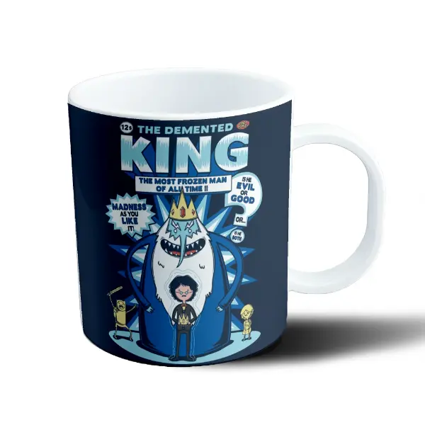 Taza de Plástico Hora de Aventura El Rey Helado Demente