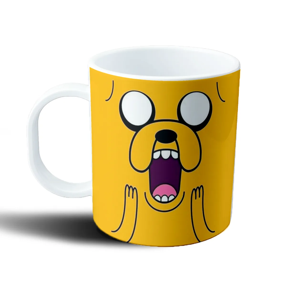 Taza de Plástico Hora de Aventura Jake Asustado - vista 2