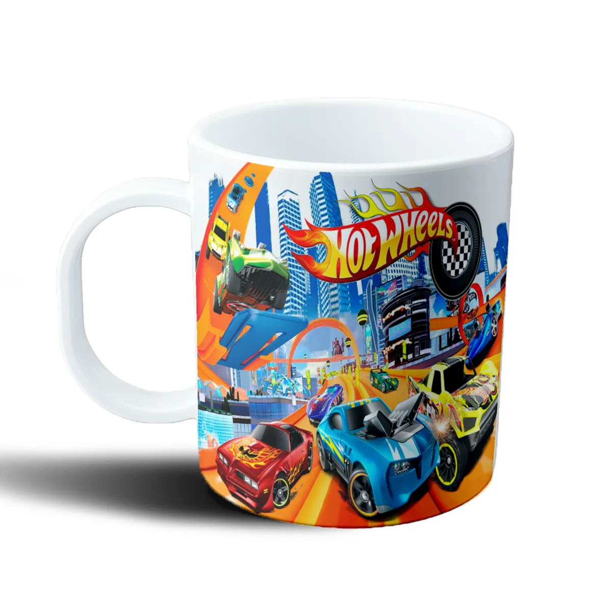 Taza de Plástico Hot Wheels Autos en Pista Ciudad - vista 2