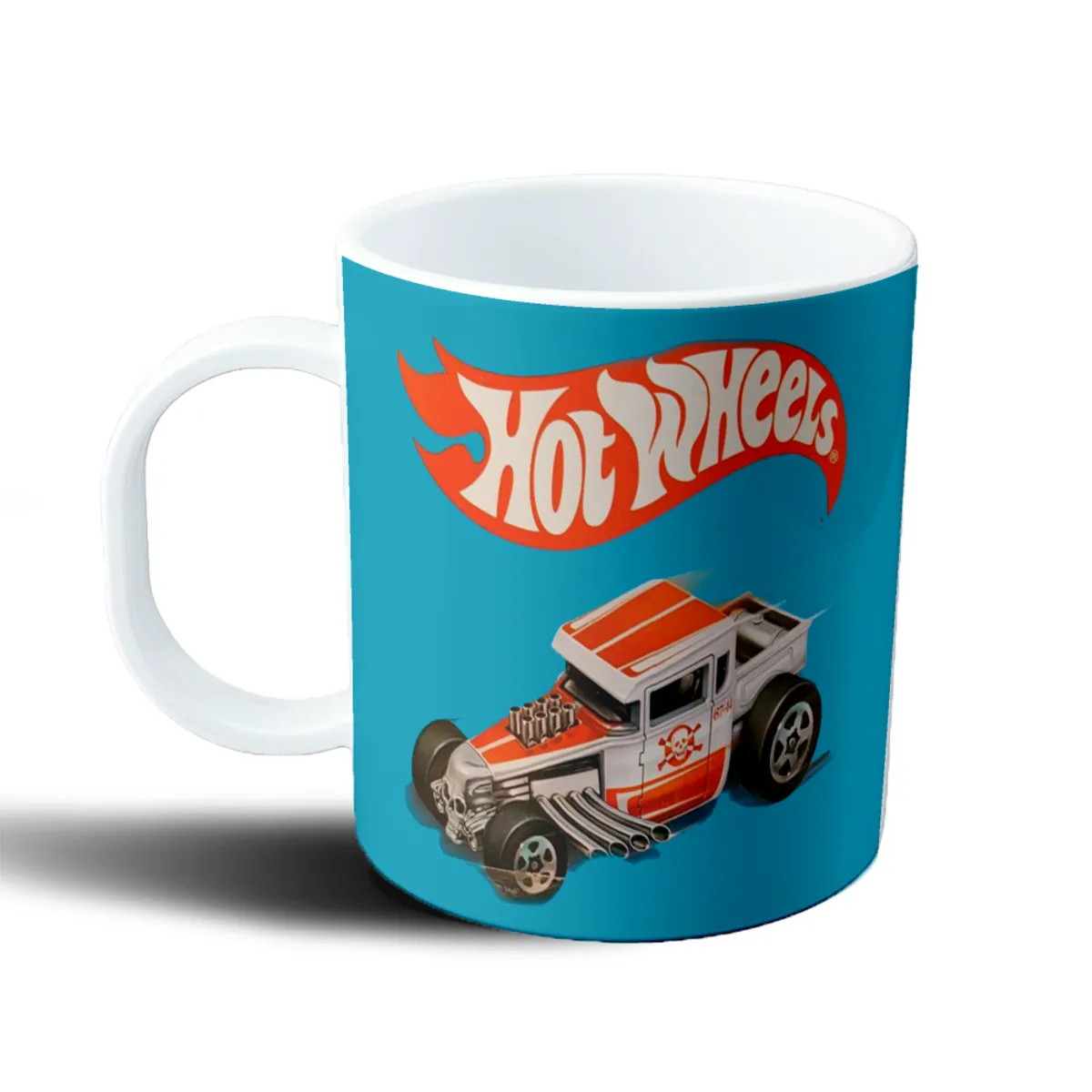Taza de Plástico Hot Wheels Calavera Hot Rod - vista 2
