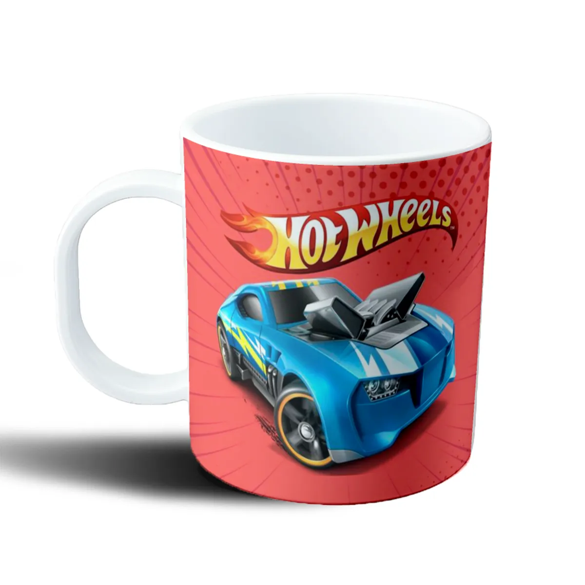Taza de Plástico Hot Wheels Auto Azul - vista 2