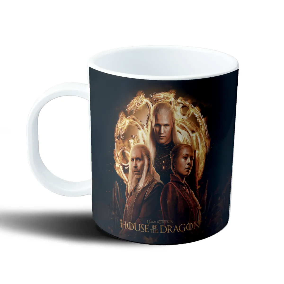 Taza de Plástico House of the Dragon Targaryen Daemon Rhaenyra Aemond - vista 2
