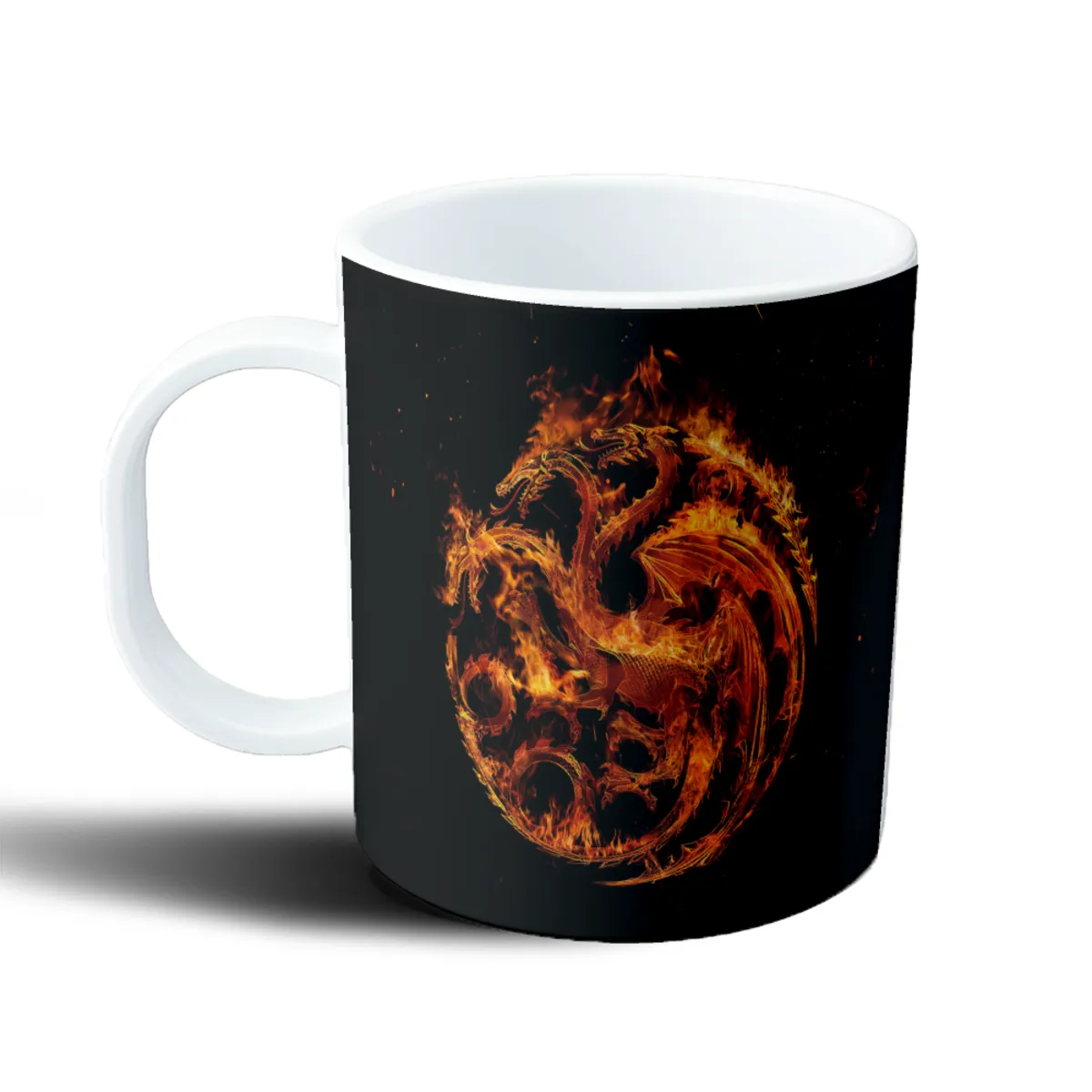 Taza de Plástico House of the Dragon Escudo Targaryen en Llamas - vista 2