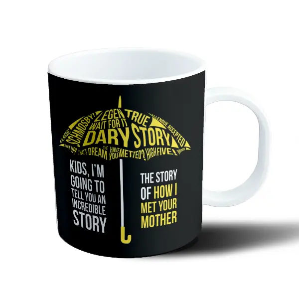 Taza de Plástico How I Met Your Mother Paraguas Amarillo