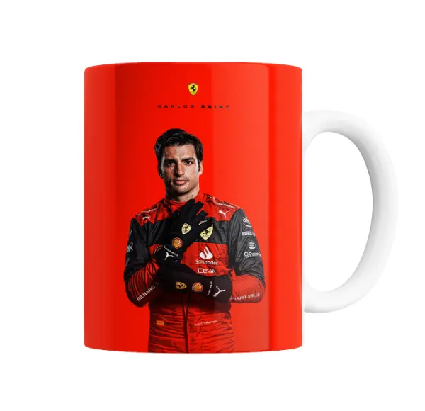 Taza de Cerámica Carlos Sainz Ferrari Overol