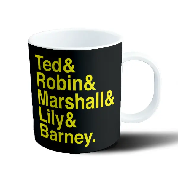 Taza de Plástico How I Met Your Mother Ted Robin Marshall Lily Barney