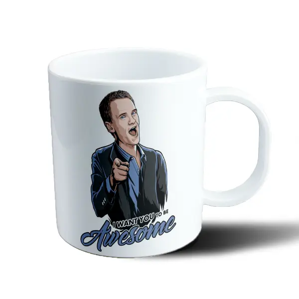 Taza de Plástico How I Met Your Mother Barney Stinson I Want You To Be Awesome