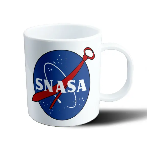 Taza de Plástico How I Met Your Mother SNASA Parodia NASA