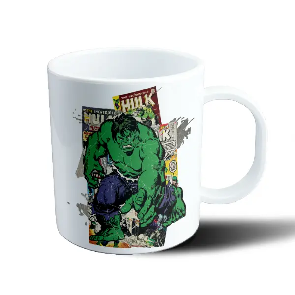 Taza de Plástico Hulk Comics Retro Vintage