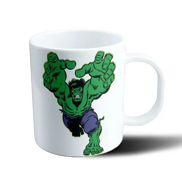 Taza de Plástico Hulk Marvel Cómic Clásico