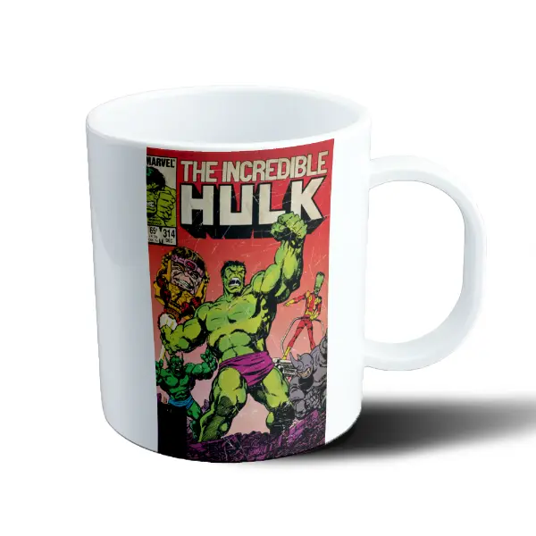 Taza de Plástico Hulk Portada The Incredible Hulk 314