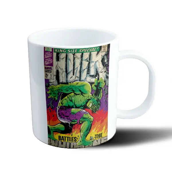 Taza de Plástico Hulk Portada Comic King-Size Special