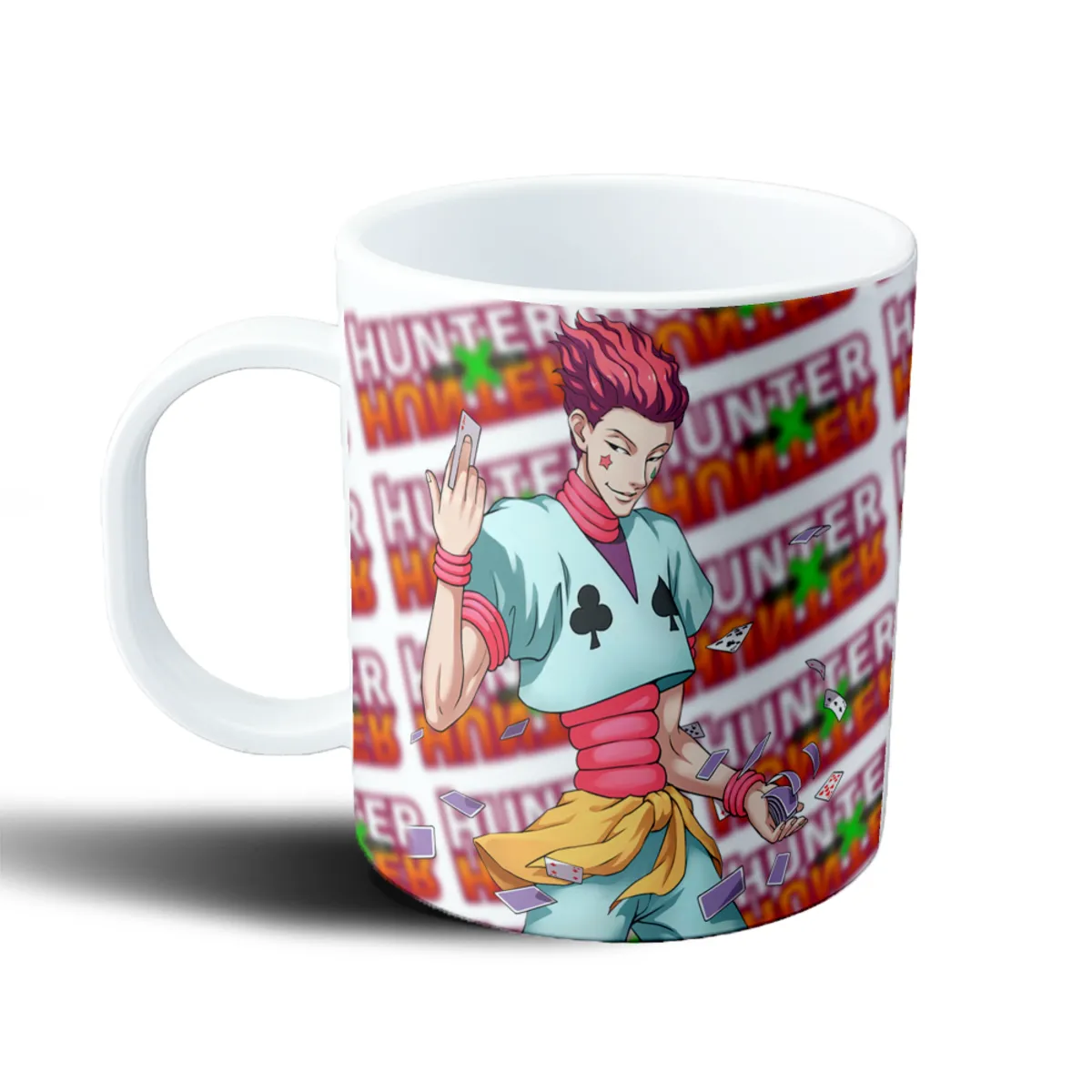 Taza de Plástico Hunter x Hunter Hisoka Cartas - vista 2