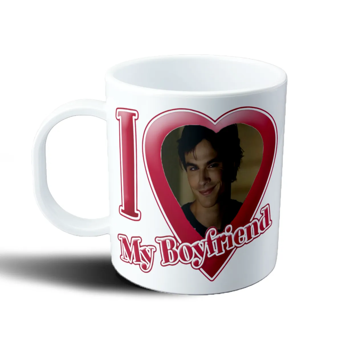 Taza de Plástico Ian Somerhalder I Love My Boyfriend - vista 2