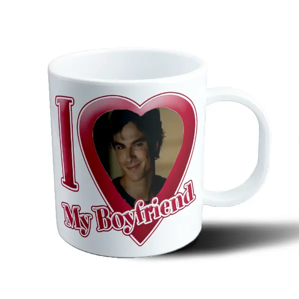 Taza de Plástico Ian Somerhalder I Love My Boyfriend