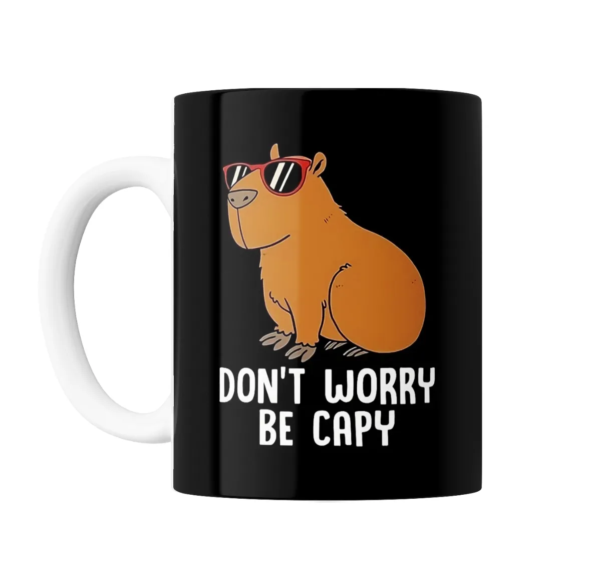 Taza de Cerámica Carpincho Don't Worry Be Capy - vista 2